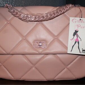 Pink Quilted Women's Bag